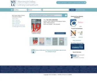 MVLC.org(Merrimack Valley Library Consortium (MVLC)) Screenshot