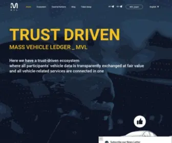 MVLchain.io(Mass Vehicle Ledger) Screenshot