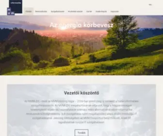MVM-Informatika.hu(Főoldal) Screenshot
