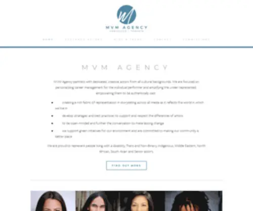 Mvmagency.ca(MVM Agency) Screenshot