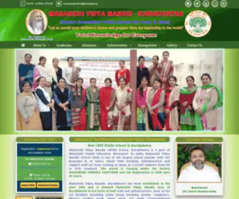 MVmkurukshetra.org(Best CBSE schools in Kurukshetra) Screenshot