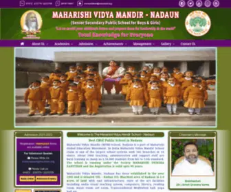 MVmnadaun.org(Best CBSE schools in Nadaun) Screenshot