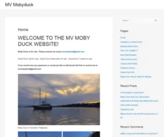 Mvmobyduck.com(Moby Duck is for sale) Screenshot