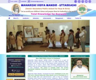 Mvmuttarkashi.org(Best CBSE schools in Uttarkashi) Screenshot