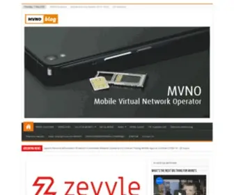 Mvnoblog.com(MVNO MVNE MNO Mobile & Telecoms industry intelligence) Screenshot