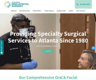 Mvoralsurg.com(Oral Surgery Atlanta) Screenshot