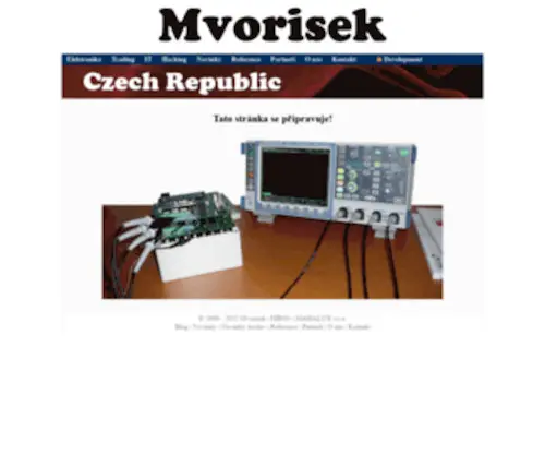 Mvorisek.cz(Home) Screenshot