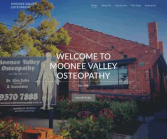 Mvosteopathy.com.au(Moonee Valley Osteopathy) Screenshot