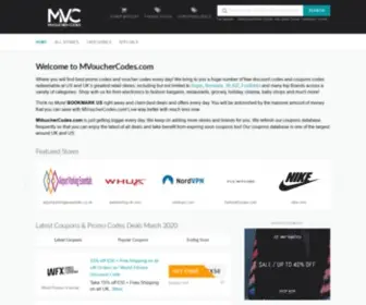 Mvouchercodes.com(Promo Codes) Screenshot