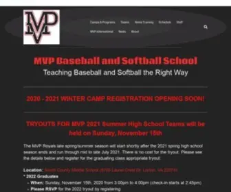 MVpbaseballschool.com(MVP Baseball School) Screenshot