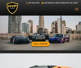 MVPcharlotte.com(Exotic Car Rentals) Screenshot