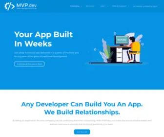 MVP.dev(App Development Company) Screenshot