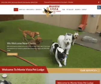 Mvpetlodge.com(Pet Boarding and Daycare in Rio Rancho) Screenshot