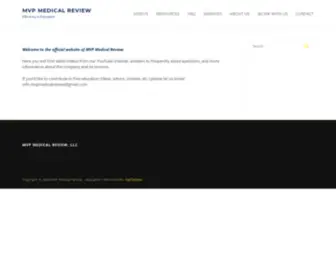 MVpmedicalreview.com(Efficiency in Education) Screenshot