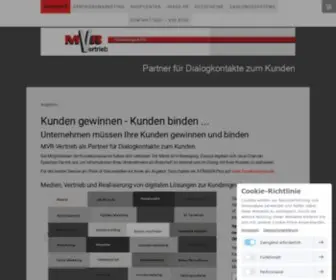 MVR-Vertrieb.com(Kundengewinnung und Kundenbindung) Screenshot