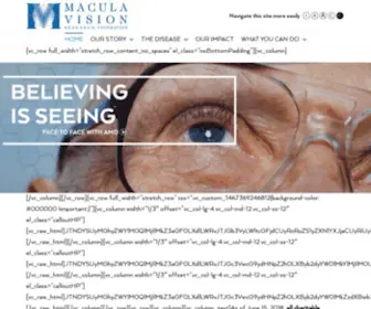 MVRF.org(Macula Vision Research Foundation) Screenshot