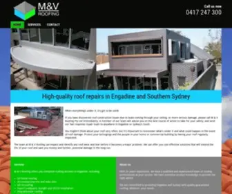 Mvroofing.com.au(M & V Roofing Pty Ltd) Screenshot