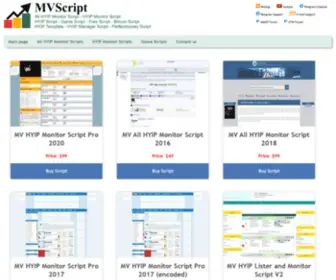 MVScript.com(HYIP Monitor Script) Screenshot
