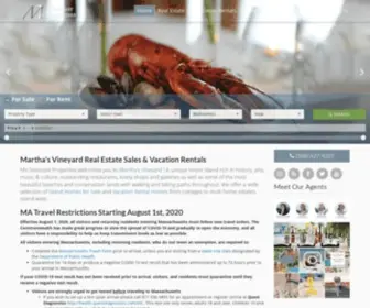 Mvseacoast.com(Homes for Sale in Edgartown & Martha's Vineyard MA) Screenshot