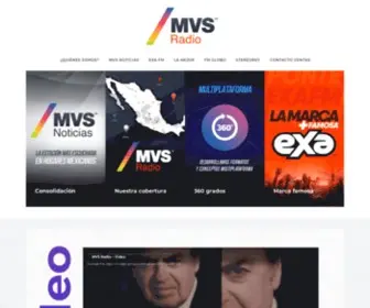 MVsradio.com(MVS Radio) Screenshot
