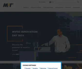 Mvtec.com(MVTec Software) Screenshot