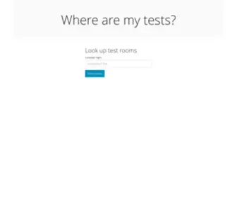 Mvtestrooms.org(Where are my tests) Screenshot