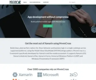 MVVMcross.com(MVVMcross) Screenshot