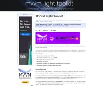 MVVmlight.net(MVVM Light Toolkit) Screenshot