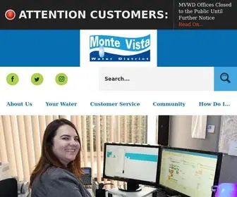 MVWD.org(Monte Vista Water District) Screenshot