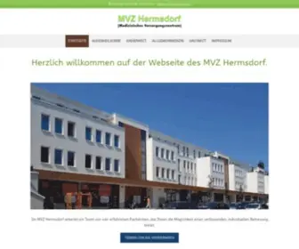MVZ-Hermsdorf.berlin(MVZ Hermsdorf (Medizinisches Versorgungszentrum)) Screenshot
