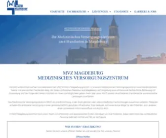 MVZ-Klinikum-Magdeburg.de(Ihr Medizinisches Versorgungszentrum an 6 Standorten in Magdeburg) Screenshot
