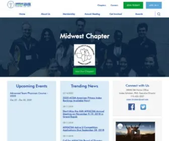 Mwacsm.org(Midwest) Screenshot