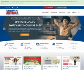 Mwafcu.org(MidWest America Federal Credit Union) Screenshot