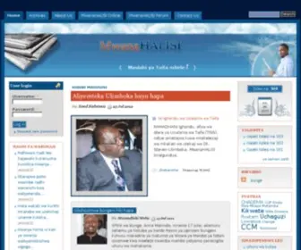 Mwanahalisi.co.tz(Gazeti la MwanaHalisi) Screenshot