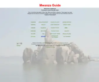 Mwanza-Guide.com(Mwanza-guide forside) Screenshot