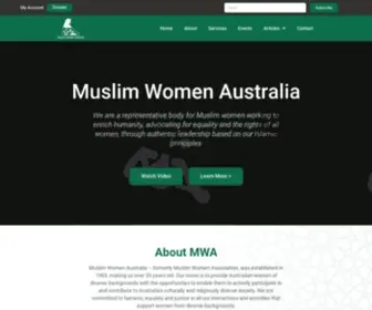 Mwa.org.au(Muslim Women Australia) Screenshot