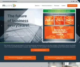 Mware.co.za(MWare Automated Business Solutions) Screenshot