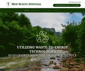 Mwastedisposal.com(Medical Waste Disposal) Screenshot