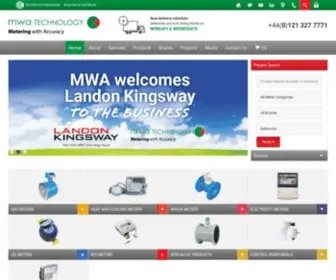 Mwatechnology.com(Water Meters) Screenshot