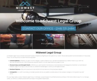 Mwatty.com(Midwest Legal Group) Screenshot