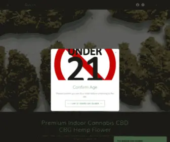 Mwbiotics.com(Premium Indoor Cannabis CBD CBG Hemp Flower) Screenshot