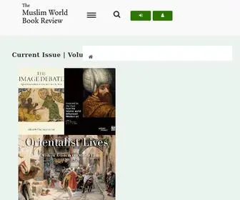 MWBR.org.uk(The Muslim World Book Review) Screenshot
