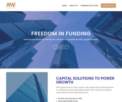 Mwcapitalfund.com(MW Capital Fund) Screenshot