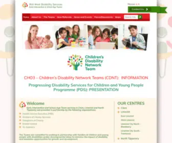 MWCDS.ie(Mid-West Children's Disability Network Teams) Screenshot