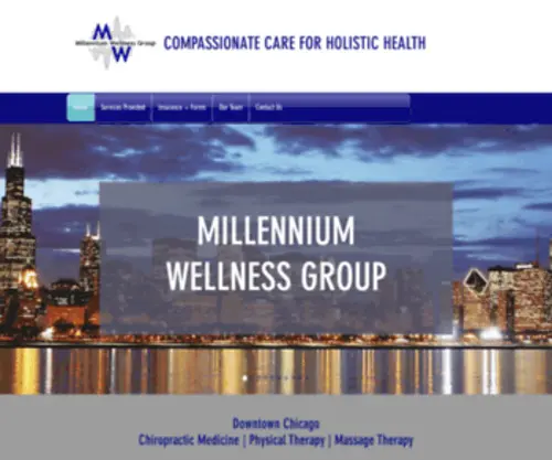 MWchicago.com(Chiropractic Medicine) Screenshot