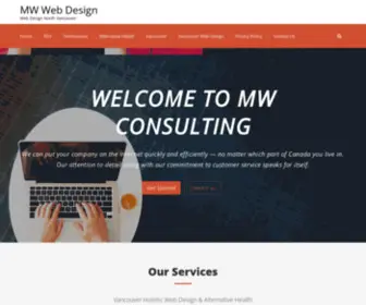 Mwconsulting.ca(Web Design North Vancouver) Screenshot