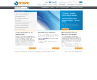Mwe.co.uk(Medical Wire & Equipment Co Ltd) Screenshot