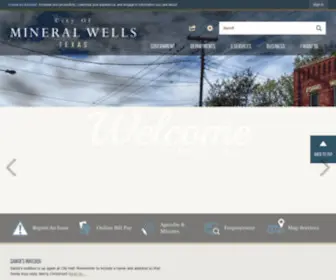 Mwed.org(City of Mineral Wells) Screenshot