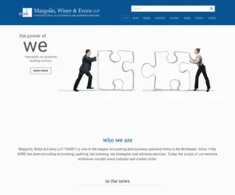 Mwellp.com(Margolin, Winer & Evens LLP) Screenshot