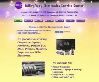 Mwesc.com(Milky Way Electronics Service Center) Screenshot